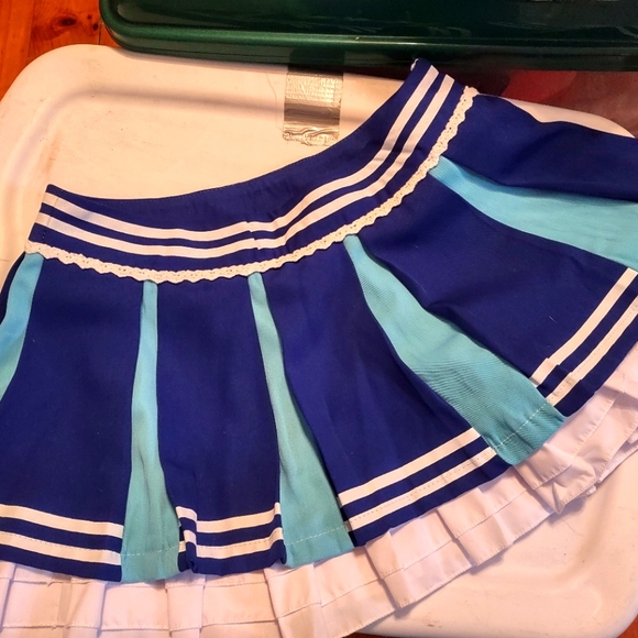 Umi Sonoda cheerleader LoveLive Cosplay 30" skirt + md-lg top never worn NWOT - Picture 8 of 15